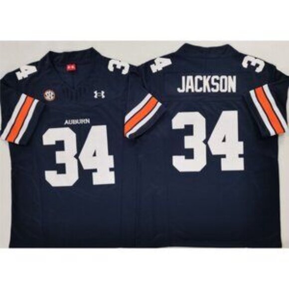 Mens Kids Youths Womens Bo Jackson Navy Stitched Jersey